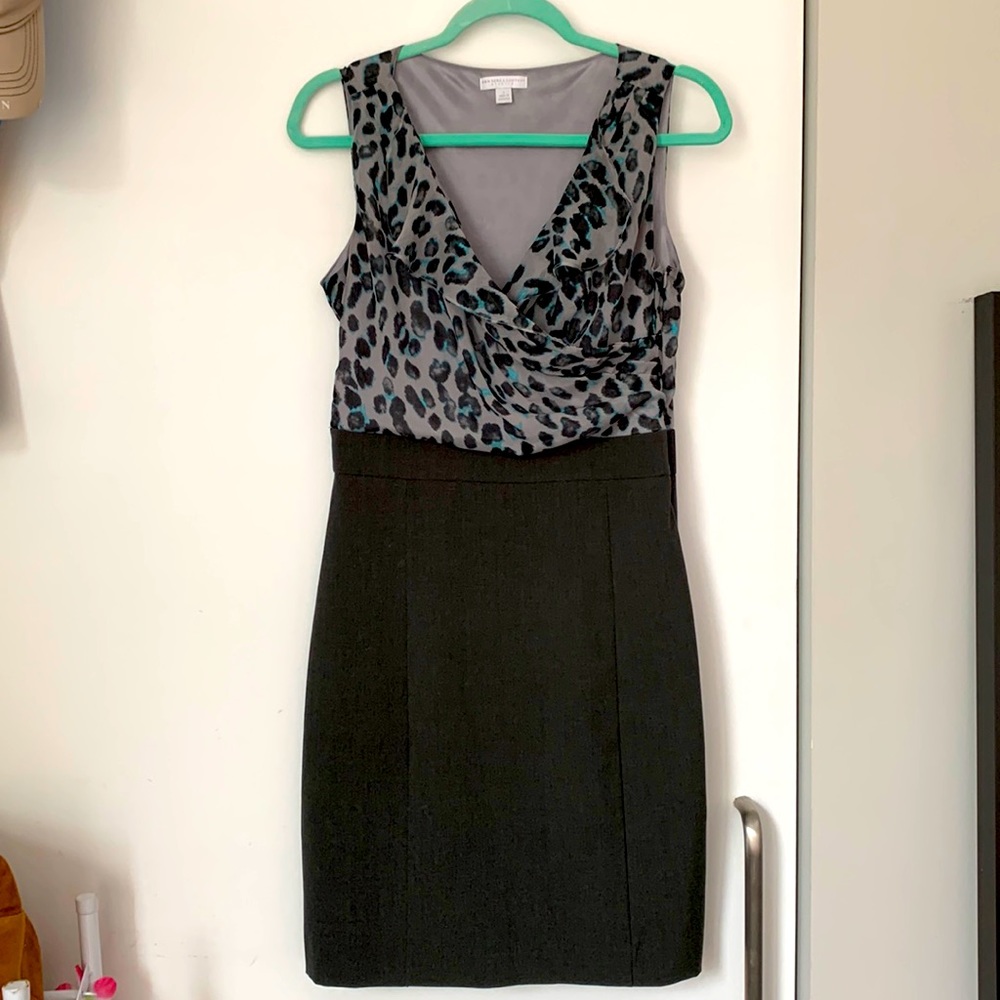 Leopard Print Sheath Dress
